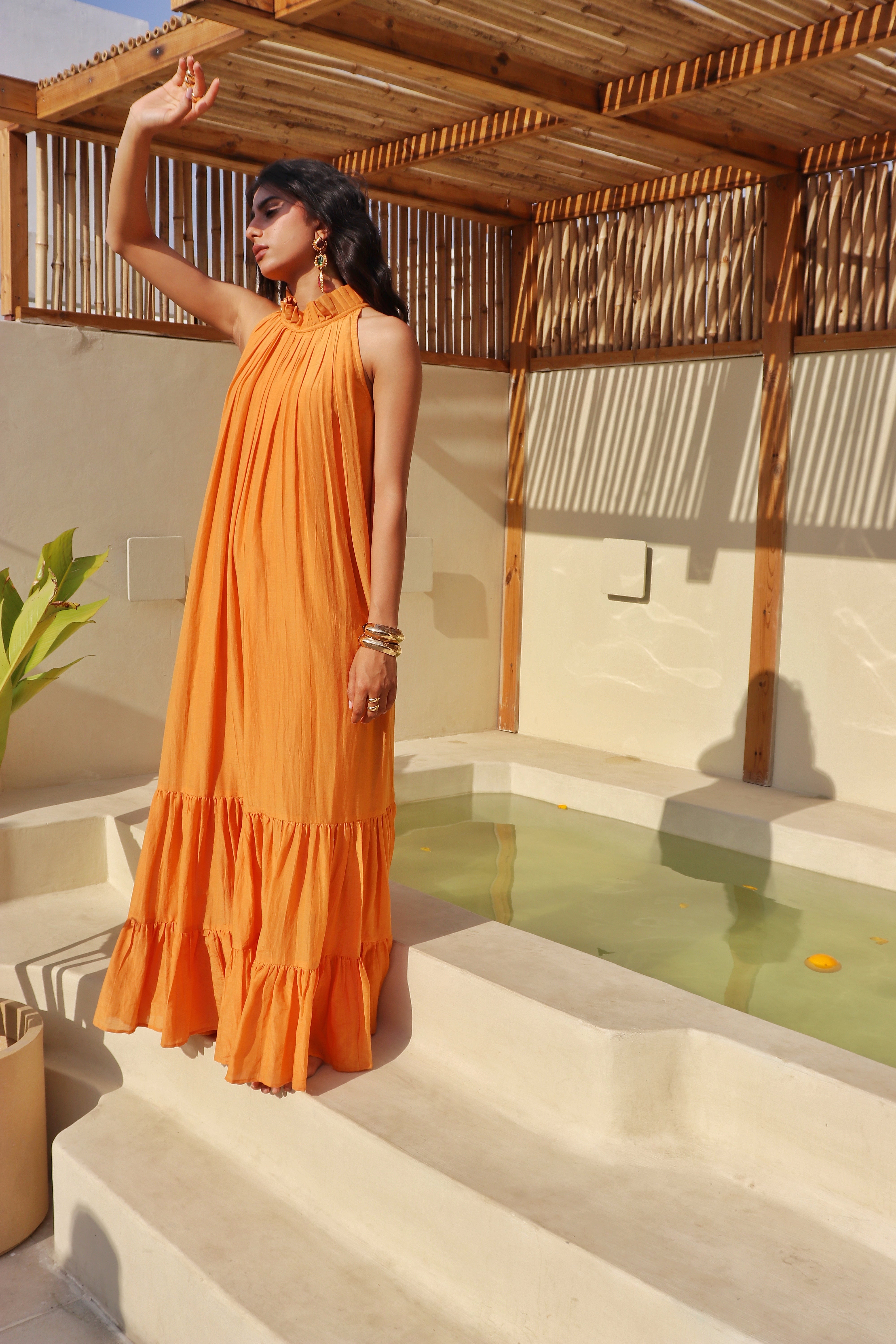 Dream Orange Dress