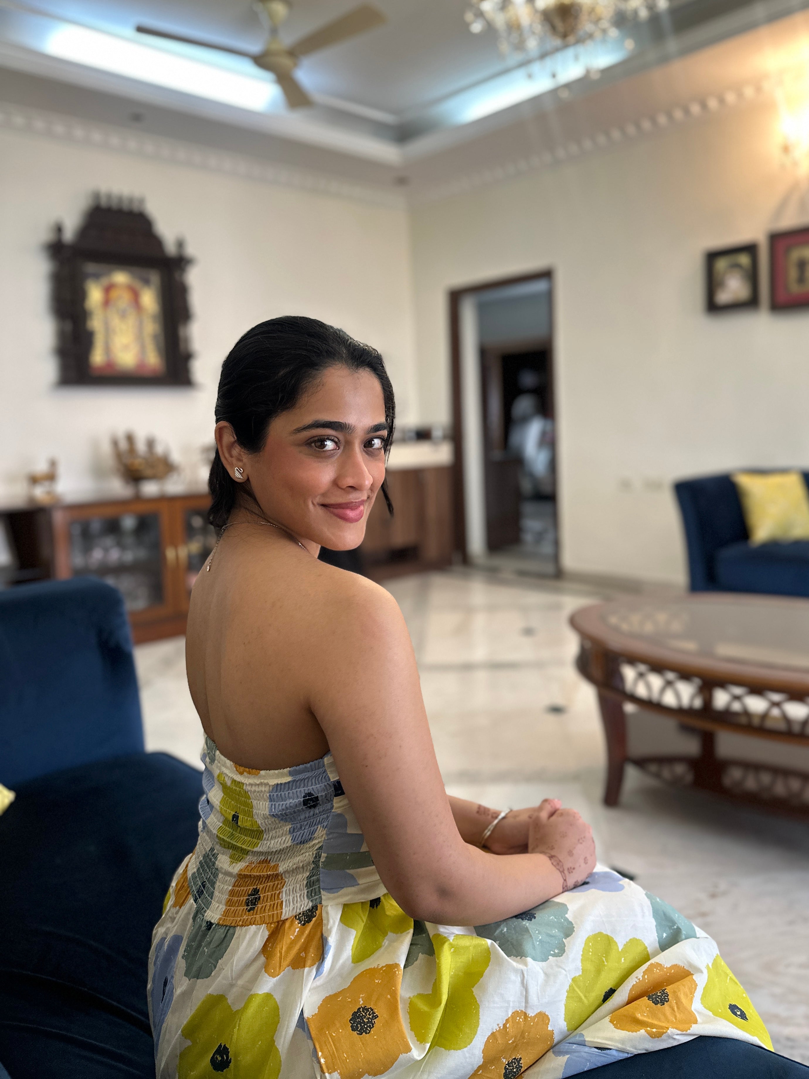 Petal Pop Midi Dress