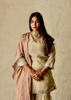 Champagne Blush Sharara Set
