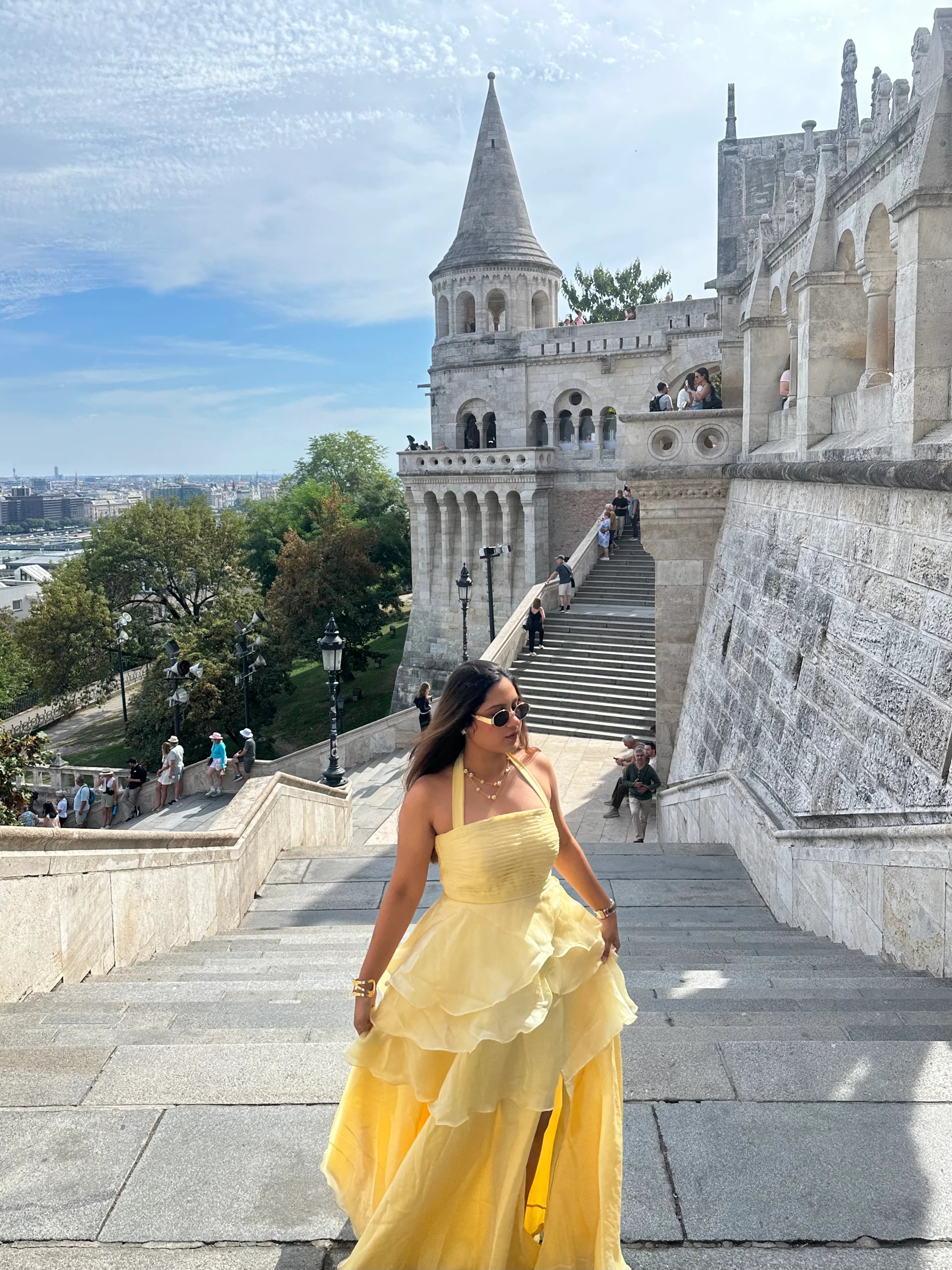 Buttercup maxi layerred dress