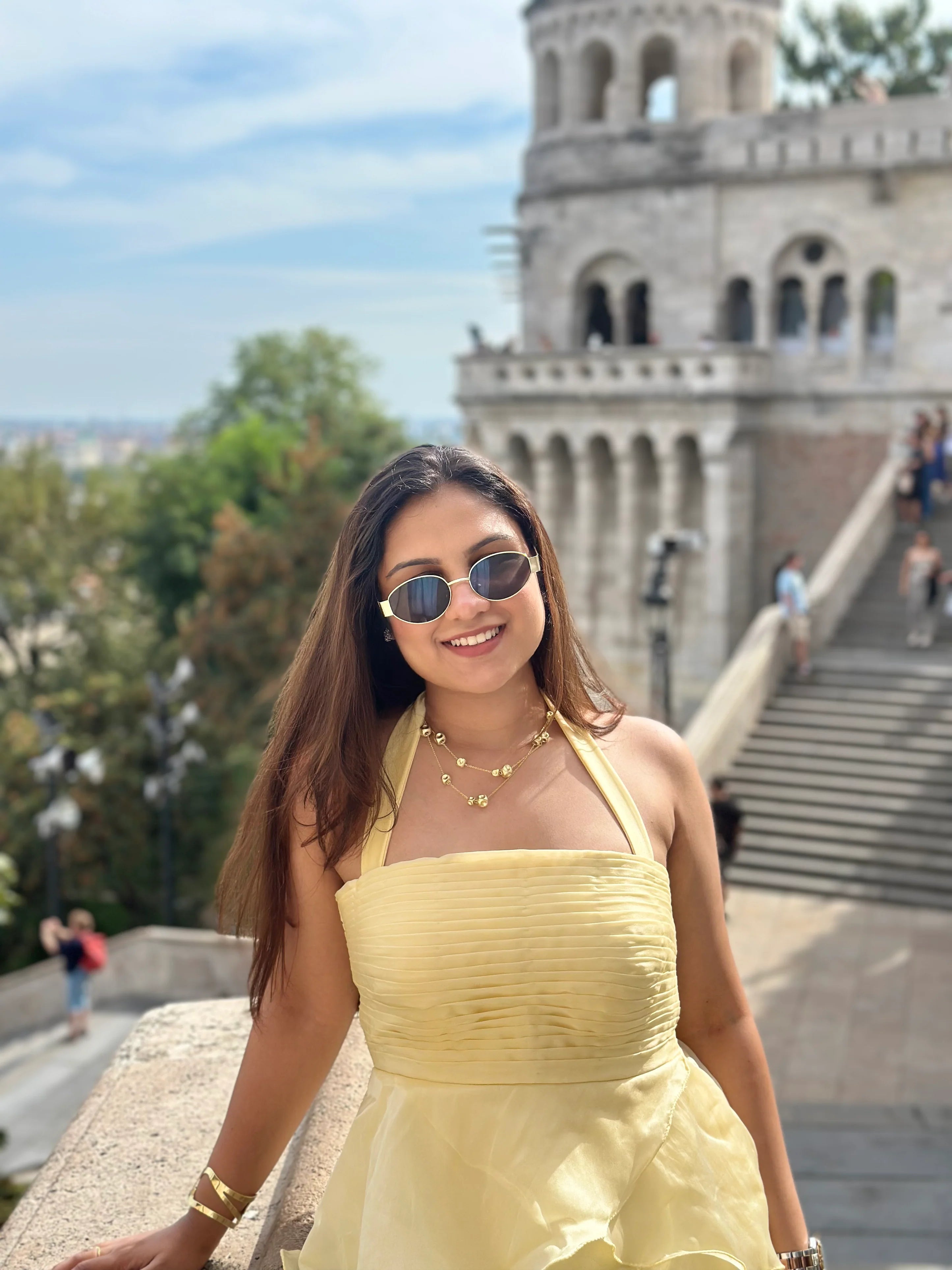 Buttercup maxi layerred dress