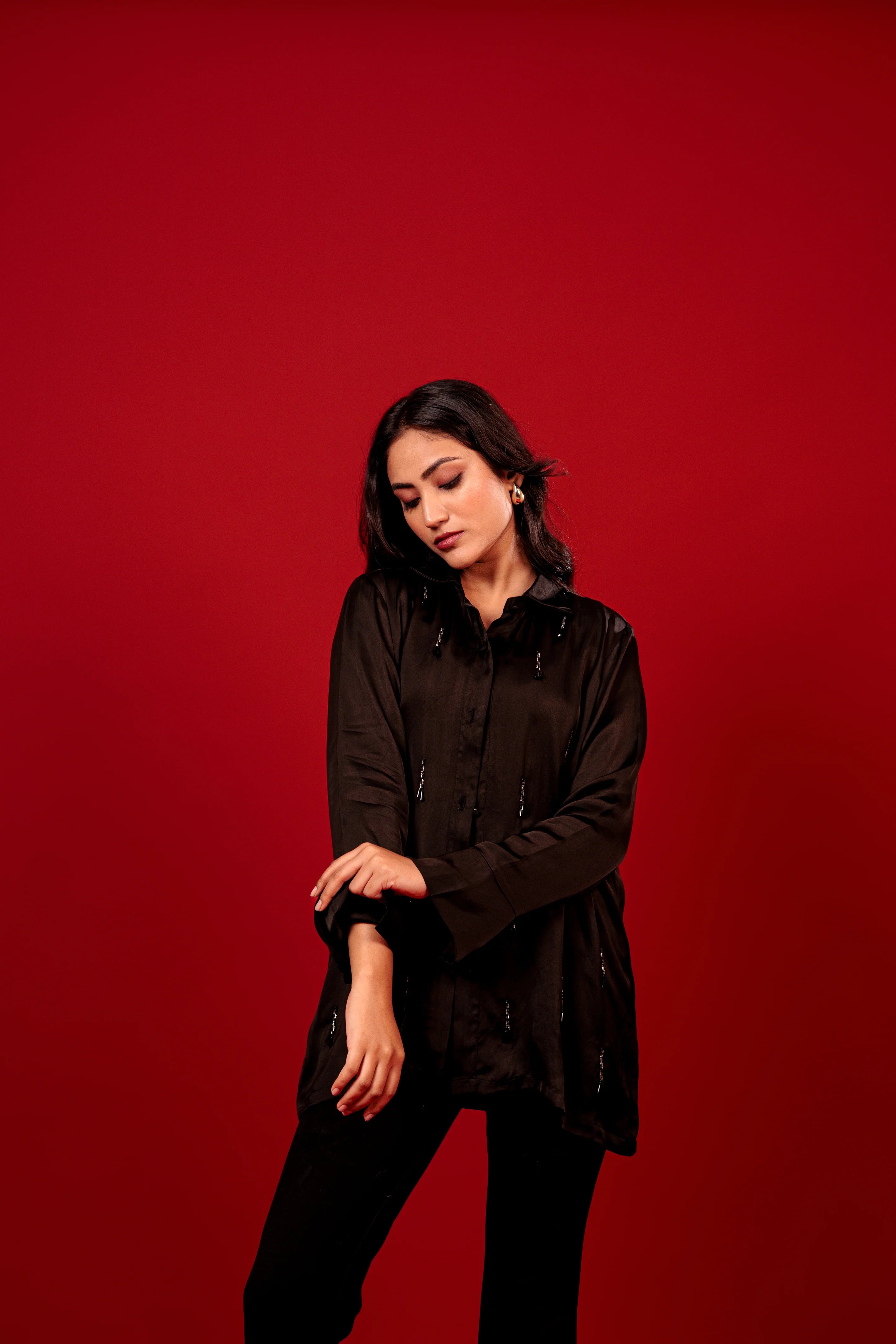 Noir Drizzle Shirt