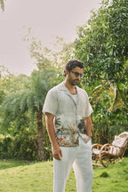 Jungle Vista Vibes Cuban Collar Shirt