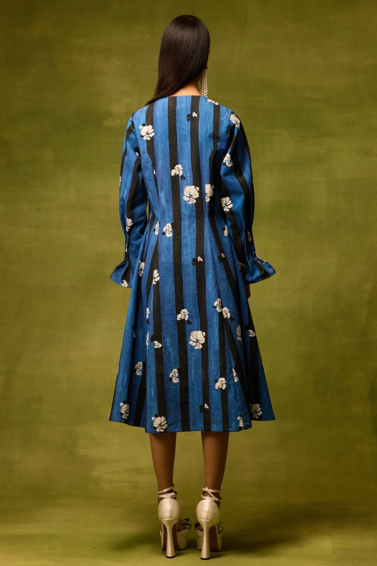 Saphiré Bloom Flora Midi Dress