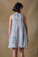 Blue Landscape Monroe Dress