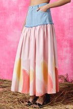 Blush Pop Midi Skirt