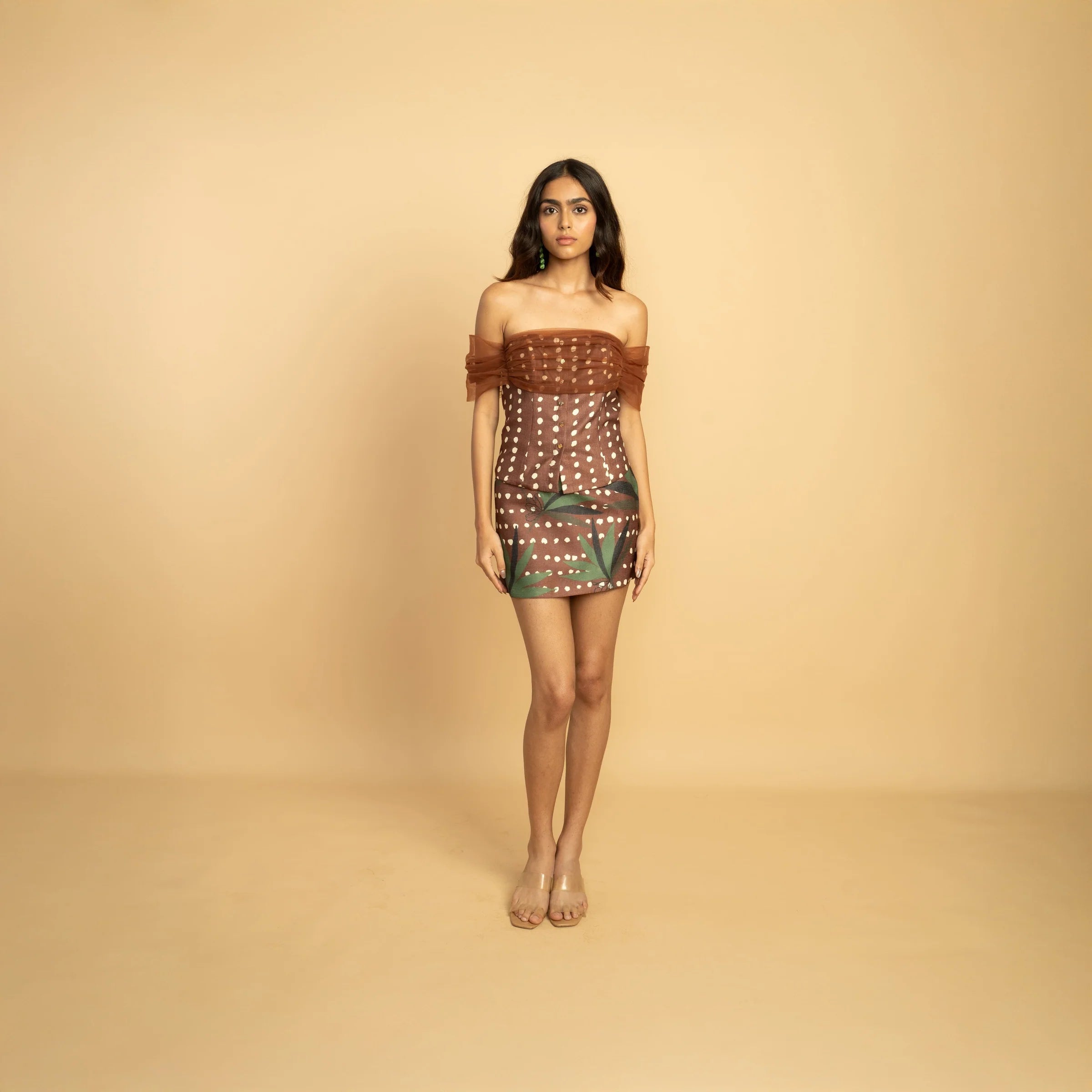 Mocha Polka Top