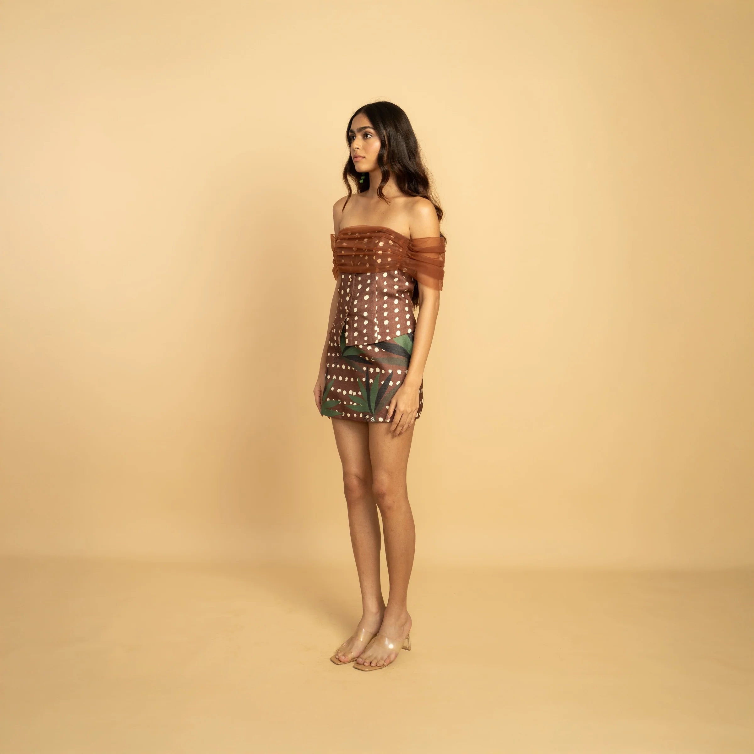 Mocha Polka Top