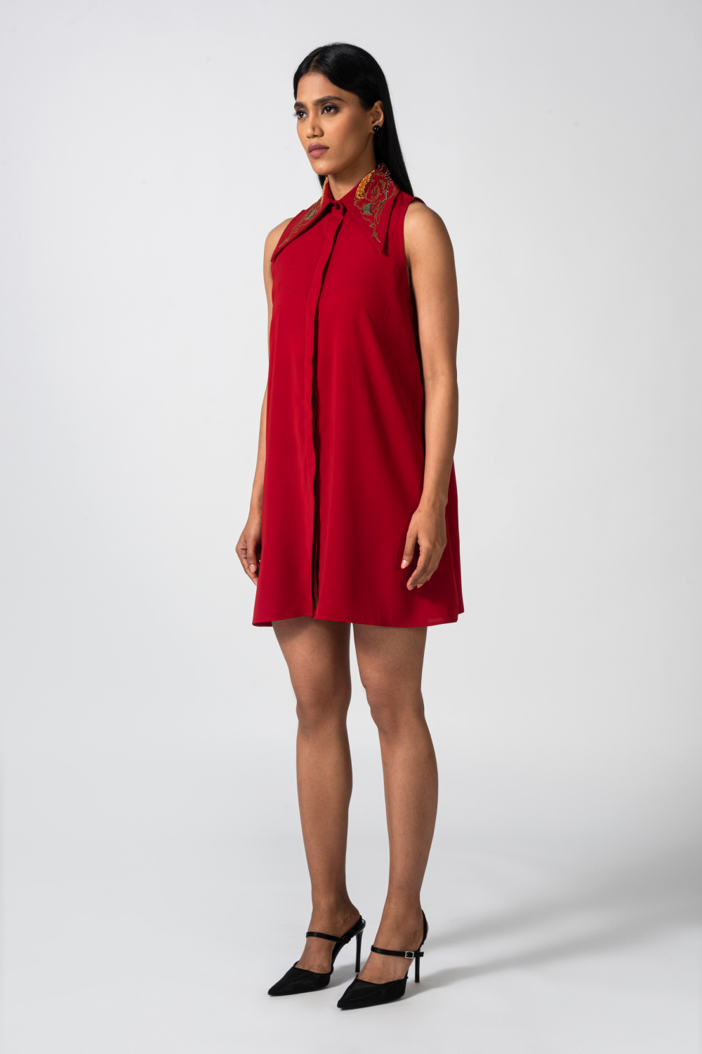 Scarlet A-Line Short Dress