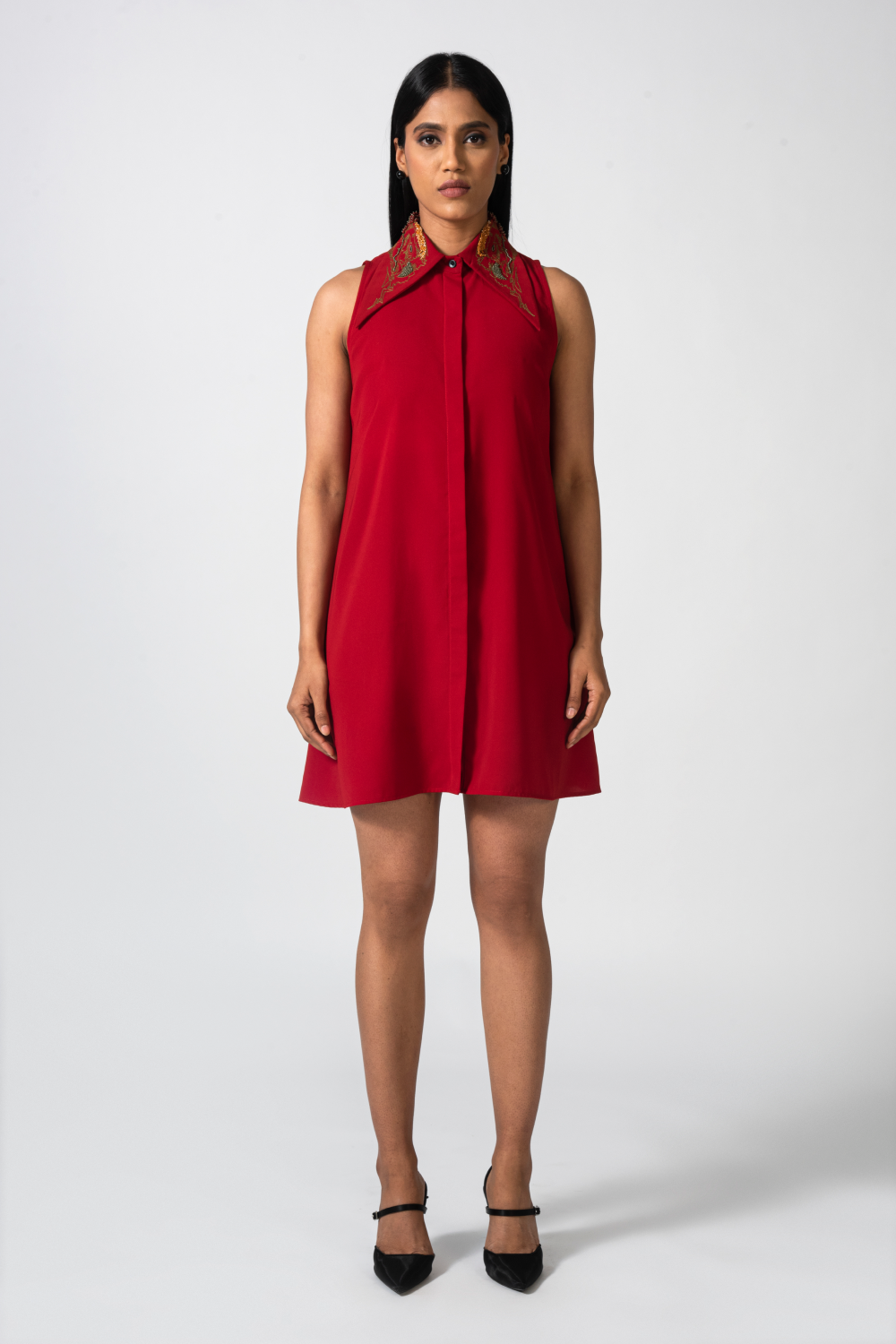 Scarlet A-Line Short Dress