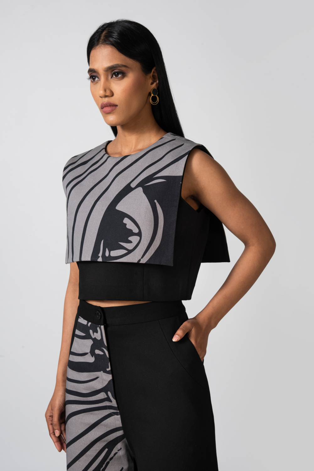 Sleek Onyx Block Co-ord Set