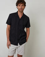 Trim Linen Shirt