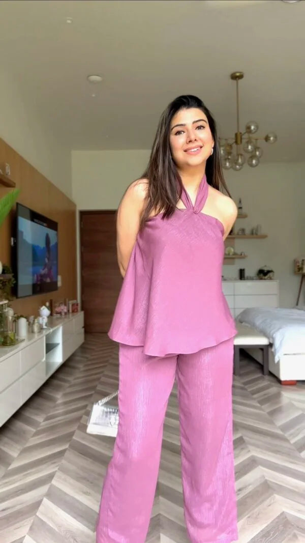 Sabherwal in Chic Halter Co-ord