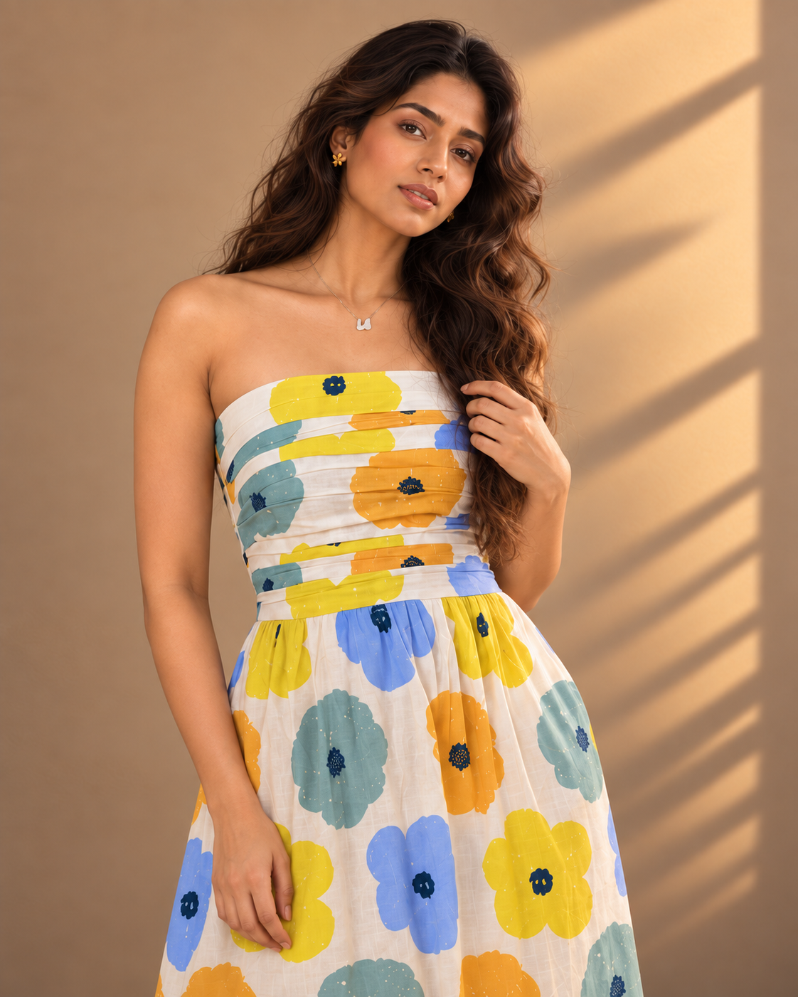 Petal Pop Midi Dress