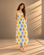 Petal Pop Midi Dress