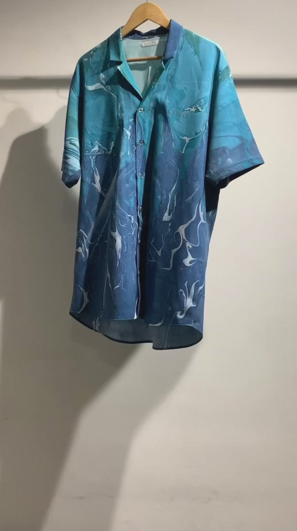 Cuban Collar Shirt - Neelam Bay