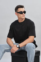 Ocean Print Drop Shoulder T-shirt