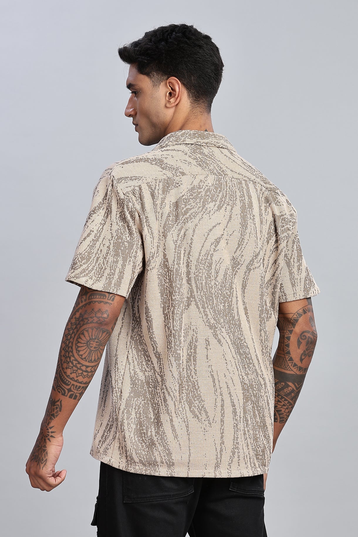 Crochet Beige Shirt