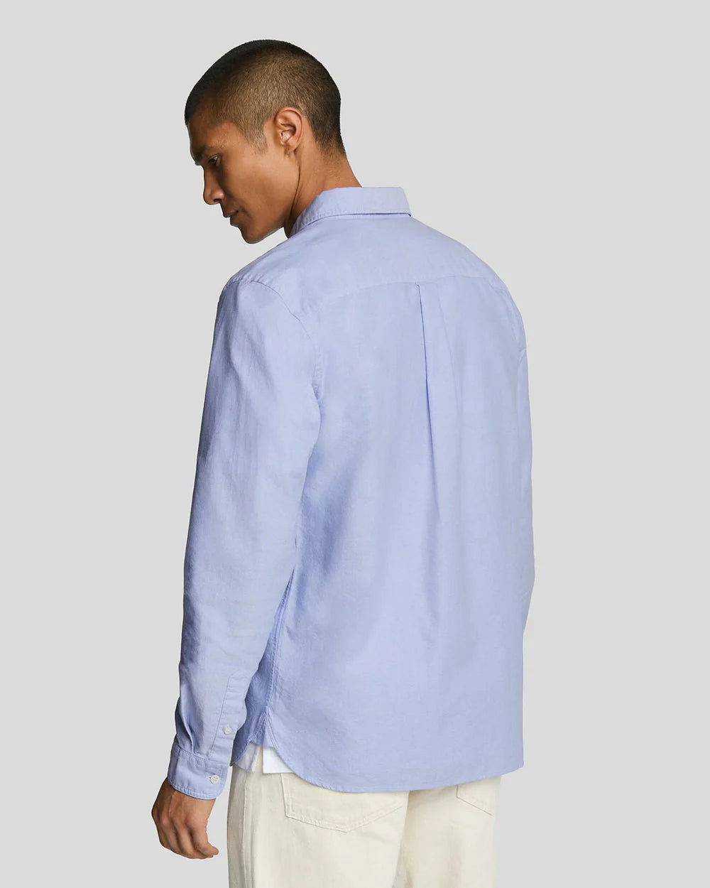 100% cotton oxford sky blue shirt