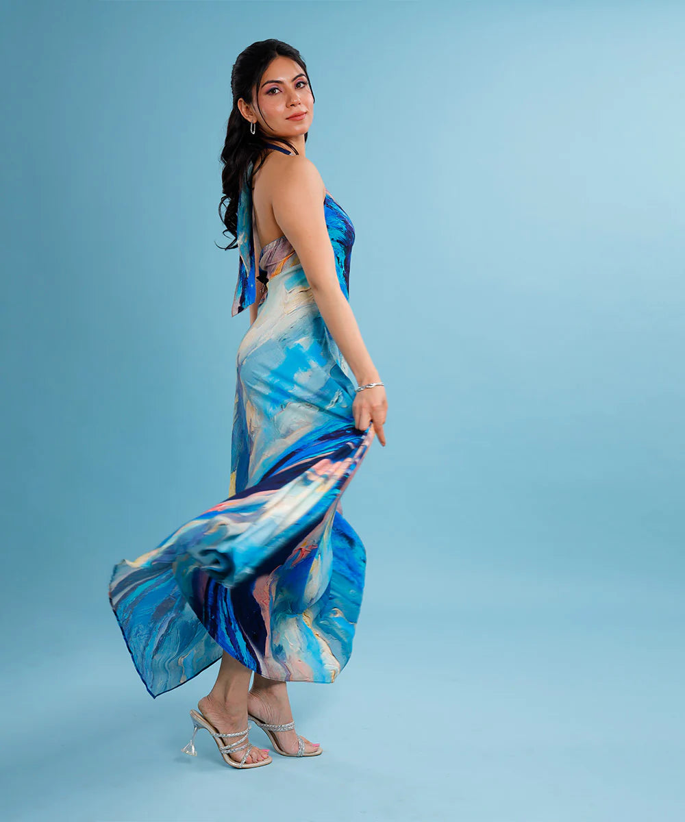 Celeste Bias Cut Dress